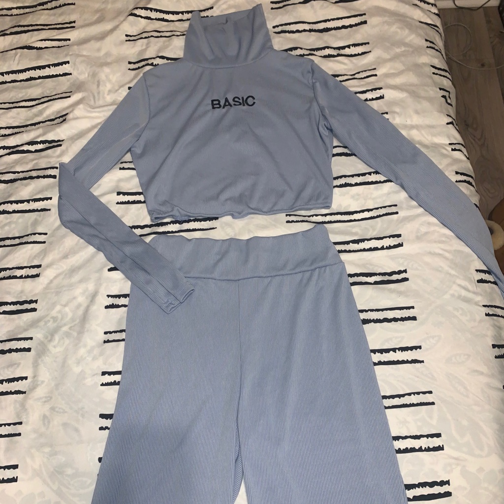 “Basic” Blue Shorts Set